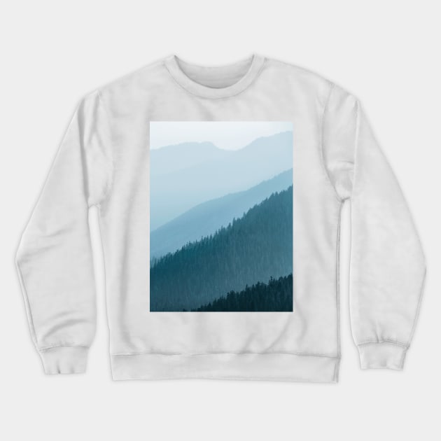 PNW Mountain Adventure Crewneck Sweatshirt by Cascadia by Nature Magick